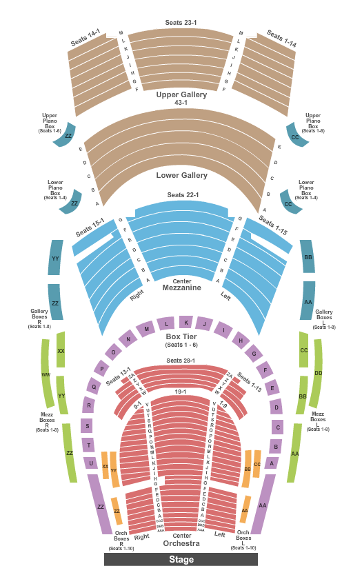 Bass Hall Moulin Rouge Seating Chart